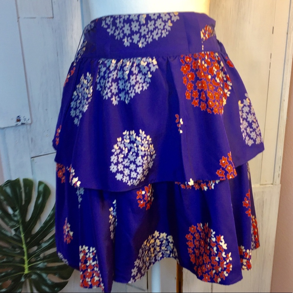 Floral Odille Tiered Skirt- Size 6